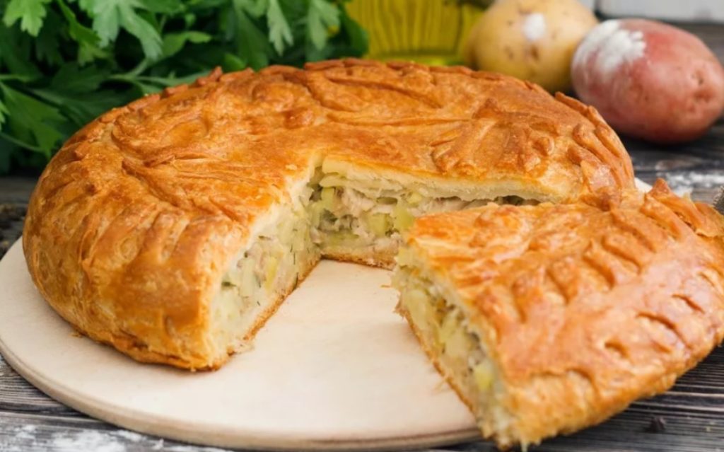 Курник с сыром фото