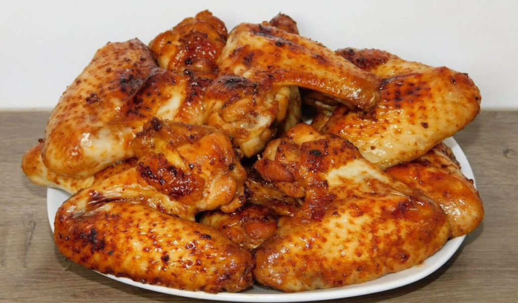 Жареные куриные крылышки фото